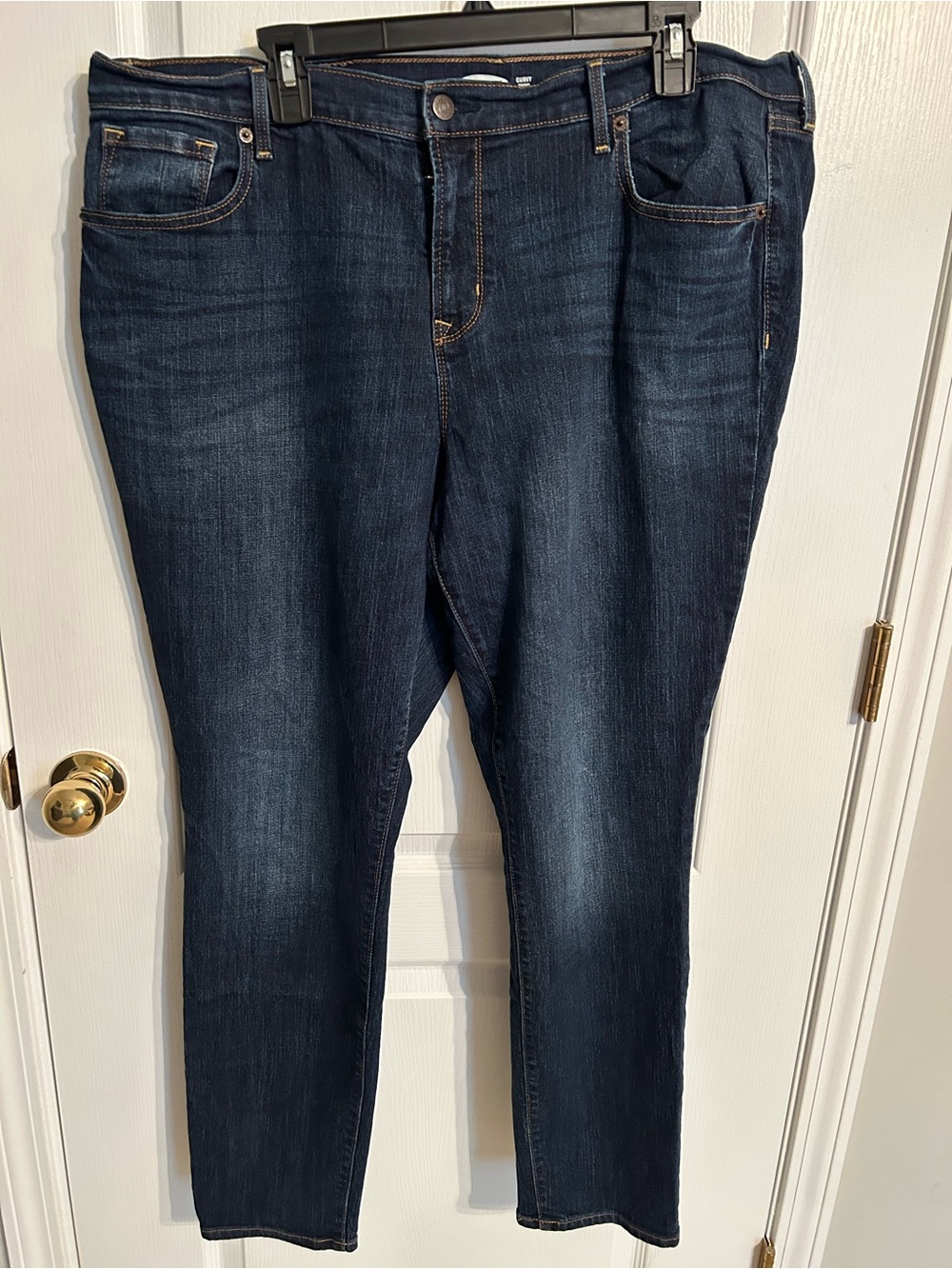 Old Navy Dark Curvy Skinny Jeans